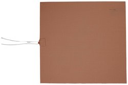 Silikonowy element grzejny wzmocniony włóknem szklanym, trawiony tor grzewczy, 24V AC/DC, 400W +/-10%, 430x450MM Folia grzewcza Thermo TECH 3326136, 400 W, IPX7, (D x S) 430 mm x 450 mm