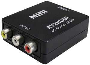 Konwerter AV Maxtrack CS 37 L, [3x złącze żeńskie RCA/cinch - 1x złącze żeńskie HDMI]