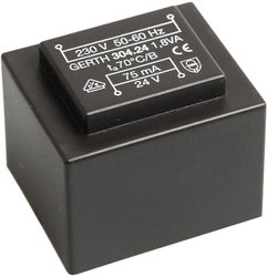 Transformator do PCB, EI 30/15,5   Gerth PT300901 230 V N/A N/A 1.8 VA