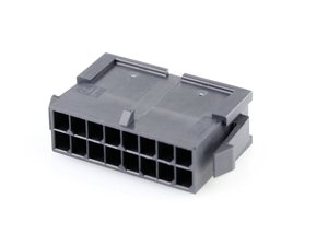 Obudowa złącza pin żeńskiego na kabel Molex MOL Power & Signal Sol. 430201600, piny: 16, 1 szt.