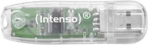 Pendrive USB 2.0 Intenso Rainbow Line, 32 GB, przezroczysty, 28 MB/s / 6,5 MB/s