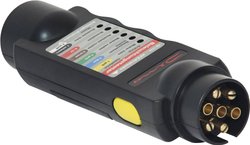 Tester oświetlenia do gniazdka elektrycznego i wtyczek przyczepy Tester oświetlenia 12 V DINO  130081