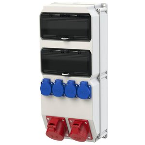 Rozdzielnica z tworzywa sztucznego Strobl BV 16 / 32 A Tablica rozdzielcza PCE 9025521, 400V, 32A, IP54