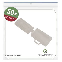 Uchwyt na etykietę Quadrios 23CA252 23CA252, montaż: opaska kablowa, 18 x 30 mm, 50 szt.