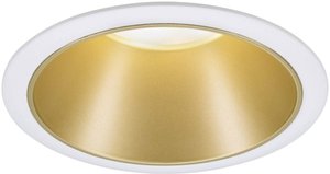 EBL Zestaw Cole Coin 3StepDim rd fixed LED 1x6W 2700K 230V biały/złoty mat/pl Oświetlenie wewnętrzne LED Paulmann Cole Coin 93405  6 W 460 lm