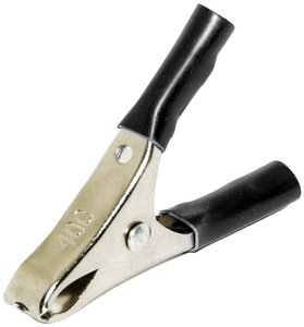 Zaciski akumulatorowe Mueller Electric BU-40C-0 BU-40C-0 Maksymalny zakres zacisku: 19 mm Długość: 58 mm stalowy, czarny 1 szt.