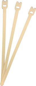 Opaska kablowa na rzepy do wiązania element z pętelkami i haczykami (D x S) 200 mm x 7 mm biały FASTECH® ETK-7-200-0000 1 szt.