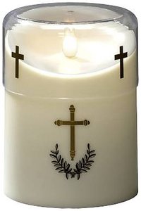 Konstsmide 1869-180 Świeca LED Światło pamięci ciepła biel LED kremowo-biały  Timer, z przełącznikiem