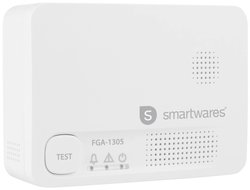Smartwares FGA-13051 Czujnik czadu  zaw. baterię na 5 lat pracy bateryjne Wykrywanie Tlenek węgla