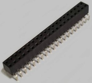 Listwa gniazdowa dwurzędowa z Dual Entry 2x20-pin, prosta, pozłacana, raster 2,54 mm, wysokość 5,0mm, Izolacja nylonowa 9T, bez możliwości oddzielenia BKL Electronic 10122235 Listwa złączy żeńskich (standardowa) 1 szt.
