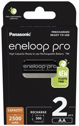 Akumulator AA/R06 eneloop eneloop pro HR06 52333160, NiMH, 2500 mAh, 1.2 V, 2 szt.
