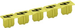 z czarną błyskawicą do 5 złączek, żółty WAGO 2006-115 zaślepka ostrzegawcza