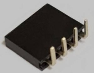 Listwa gniazdowa jednorzędowa 4-biegunowa, kątowa, pozłacana, raster 2,54 mm, nierozdzielna BKL Electronic 10122213 Listwa złączy żeńskich (standardowa) 1 szt.