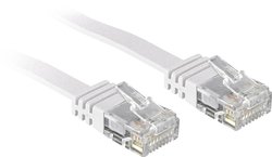 Kabel LAN LINDY 47505, 1 szt., RJ45, CAT 6, U/UTP, 10.00 m, biały