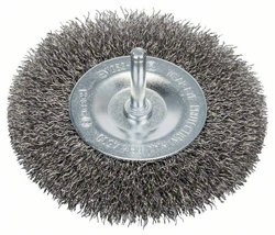 Szczotka tarczowa 100 mm, 0,3 mm, 10 mm, 4500 U/ min Bosch Accessories N/A N/A Ø trzonka 6 mm 2608622124 1 szt.
