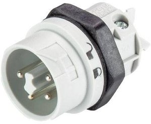 Złącze męskie okrągłe Wieland RST16I5/4S S1 M03 GL 46.052.5054.0, styki:4 + PE, 250 V, 16 A, 1 szt.