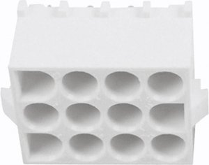 Obudowa złącza pin męskiego na PCB TE Connectivity UNIVERSAL MATE-N-LOK 350433-1, wire-to-board, piny: 12, 12 A, 1 szt.