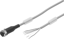 Kabel połączeniowy czujnika/aktuatora FESTO NEBU-M12G5-K-2.5-LE5 541330, piny: 5, 2.50 m, 1 szt.