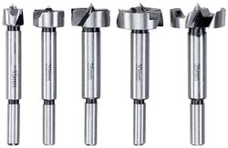 Zestaw wierteł Forstner kwb 706090, 5 sztuk do drewna 15, 20, 25, 30 i 35 mm z chwytem obrabianym Zestaw wierteł forstnera kwb 706090 15 mm, 20 mm, 25 mm, 30 mm, 35 mm 5 szt.
