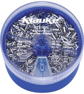 Zestaw końcówek rurkowych Klauke ST21B, 0.50 mm² - 2.50 mm², 3000 Teile