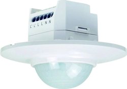 Zasięg wykrywania do 16 m do montażu sufitowego UP, 1 kanał Czujnik ruchu Niko 25457 360 ° IP20
