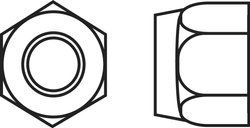 Nakrętka samozabezpieczająca Toolcraft, M3, DIN 985, ISO 1511, 10 szt.
