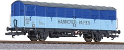 Wagon towarowy Liliput L231132 Wagon promowy H0 z pokryciem „Hannover Paper”