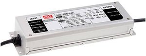 Mean Well ELG-300-24A Sterownik LED  Stałonapięciowy, Stałonaprądowy 300 W 12.5 A 14.4 - 24 V/DC nie nadaje się do ściemniania, Regulowany, Zabezpieczenie przed przeciążeniem, Zabezpieczenie przed przepięciem, Układ PFC, Outdoor 1 szt.