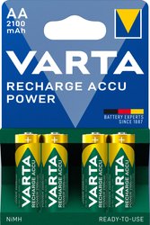 Akumulator AA/R06 Varta RECH.AC.Power AA2100mAh BLI4 56706101404, NiMH, 2100 mAh, 1.2 V, 4 szt.