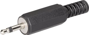 Złącze męskie jack 2,5 mm 072117 BKL Electronic 072117 złącze męskie proste Ilość styków: 2 mono czarny 1 szt.