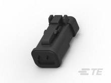 Obudowa złącza pin żeńskiego na kabel TE Connectivity DT06-2S-E005, wire-to-wire, piny: 2, 1 szt.
