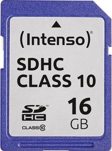 Karta pamięci SDHC Intenso 3411470, 16 GB, Class 10, 20 MB/s / 12 MB/s