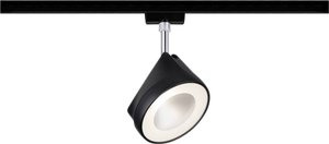 Lampa do systemu szynowego, wysokonapięciowego Paulmann  96924 LED wbudowany na stałe 14 W LED 1050 lm czarny (matowy), chrom