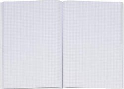 K + E Kladden / 8614272-600SB96 A4 czerwony kwadrat 70 g / m2 96 arkuszy Notatnik König & Ebhardt Kladde 8614272-600SB96, 96 ark.