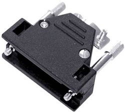 Obudowa złącza D-SUB encitech ED-D15T-K 2801-0102-02, tworzywo sztuczne, 180 °, 1 szt.