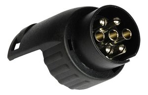 Mini krótki adapter 7/13 pin HP Autozubehör 28551, (D x S) 7.5 cm x 6.5 cm
