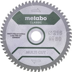 Tarcza tnąca Metabo MULTI CUT CLASSIC 254 x 30 x 1.8 mm 1 szt.