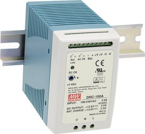 Zasilacz na szynę DIN Mean Well DRC-100B, 27.6/27.6 V, 2.25 A, 96 W
