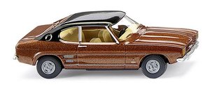 H0 Ford Capri I, miedziany brąz met. z czarnym dachem Model samochodu Wiking 082108 H0 Ford Capri I