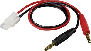Kabel do ładowania Reely RE-6799035 [2x złącze męskie bananowe 4 mm - 1x złącze męskie Tamiya] 30.00 cm