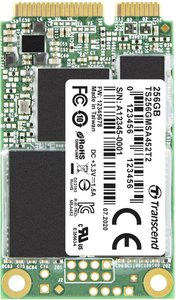 Dysk wewnęrztny SSD mSATA 256 GB Transcend MSA452T2 SATA 6 Gb/s Przemysłowy