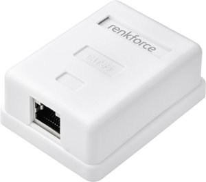Adapter sieciowy Renkforce RF-4540910, CAT 5e, nadtynkowy