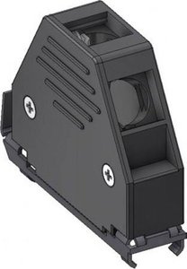 Obudowa złącza D-SUB Deltron Connectors DCE 25, tworzywo sztuczne, 180 °, 45 °, 1 szt.
