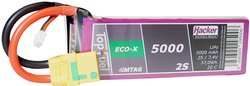 Pakiet akumulatorów (LiPo) 7.4 V 5000 mAh 20 C Hacker Softcase XT90