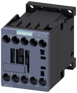 Stycznik, AC-3, 12 A/5,5 kW/400 V, 3-biegunowy, AC 230 V, 50/60 Hz, 1 NC, połączenie śrubowe Stycznik Siemens 3RT2017-1AP02 3RT20171AP02, 3 styki, 230 V/AC, 12 A, 1 szt.
