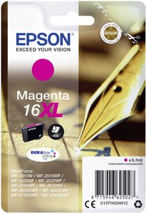 Epson atrament T1633, 16XL tusz oryginalny  Magenta C13T16334012