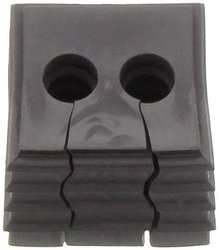 Element uszczelniający CONTA-CLIP KDS-DE 2X5-6 BK 28556.4, (D x S x W) 20.3 x 20.3 x 17.7 mm, termoplastyczny elastomer, 10 szt.