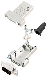 Zestaw listew męskich D-Sub encitech DTSL09-SJSRG-T-HDP15-K 6355-0088-01, rzędy: 3, styki: 15, 180 °, 1 szt.