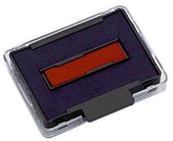 Trodat Zapasowa poduszka do pieczątki 6/50/2 20446 41 x 24 mm (szer. x wys.) czerwony, niebieski 2 szt. Zapasowa poduszka do pieczątki Trodat 20446, 2 szt.