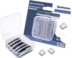 Barthelme  Zestaw diod SMD LED  3528 czerwony 300 mcd 120 ° 18 mA 2 V 100 szt. towar pakowany luzem